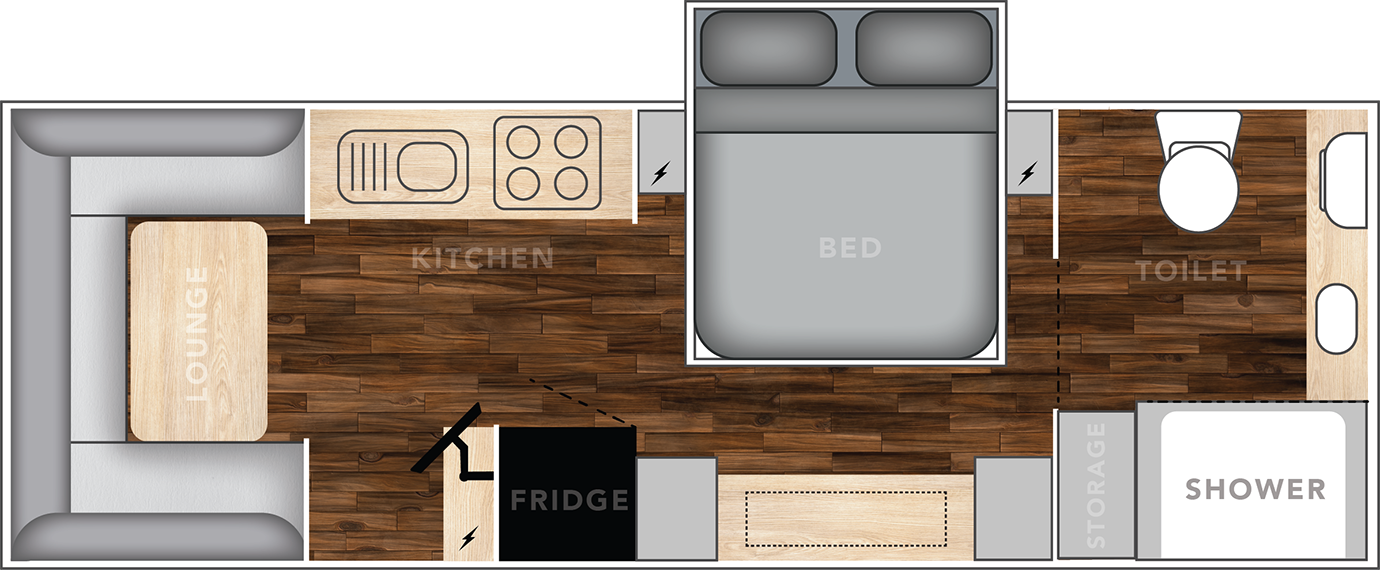 Big Red 20 Ft Ensuite Floorplan